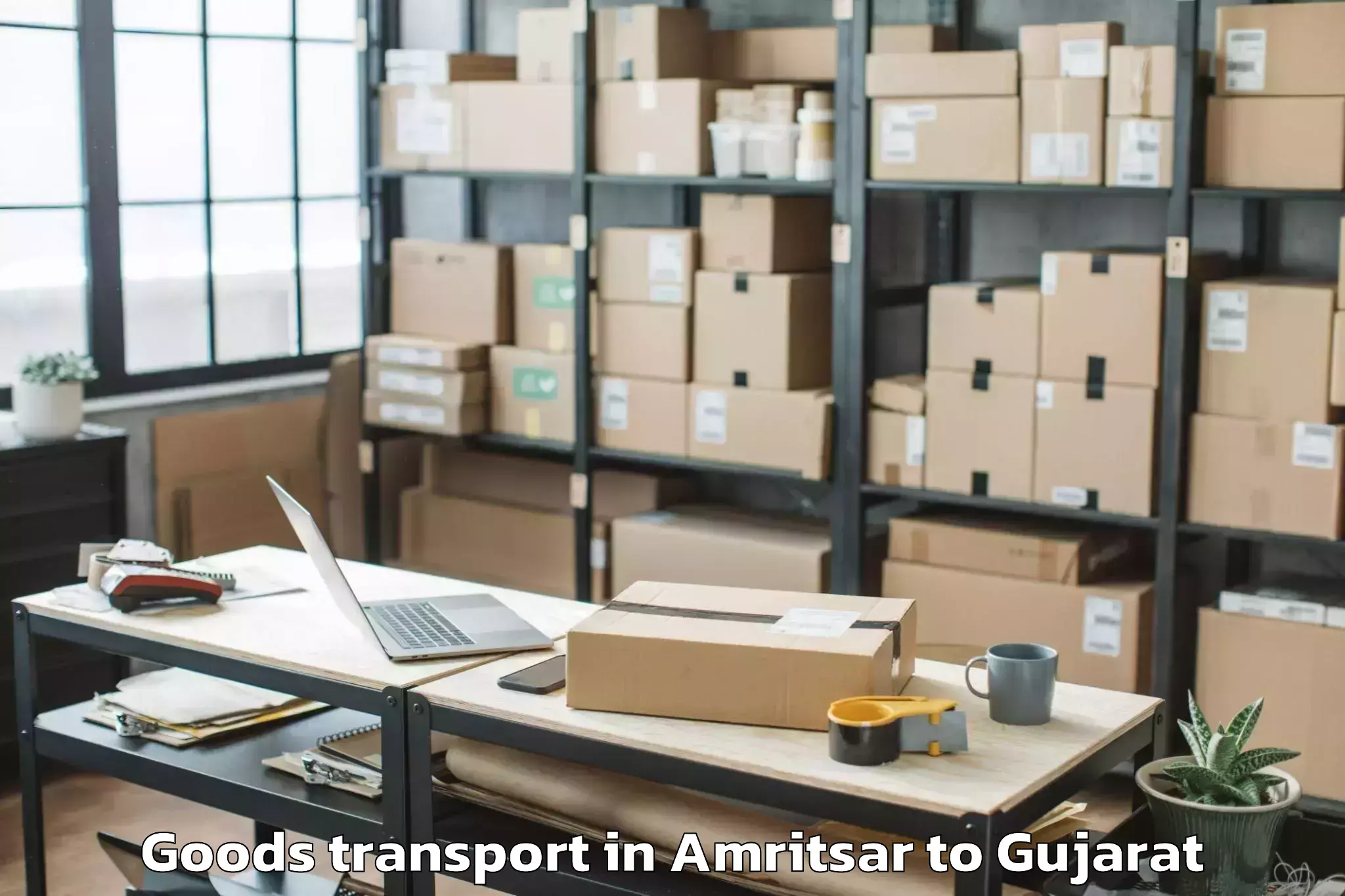 Reliable Amritsar to Devgadh Bariya Goods Transport